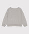 Sudadera de muletón para niño gris CHATON CHINE