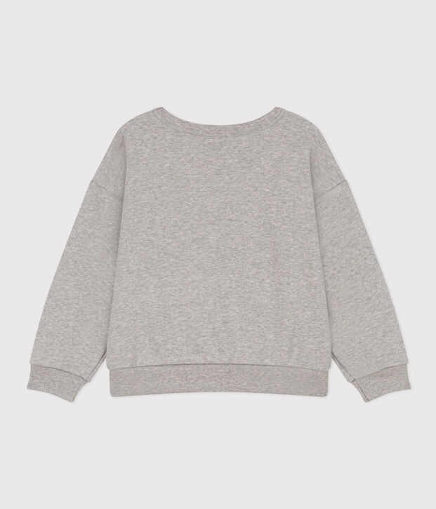 Sudadera de mulet&oacute;n para ni&ntilde;o gris
