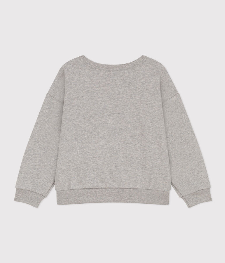 Sudadera de mulet&oacute;n para ni&ntilde;o gris
