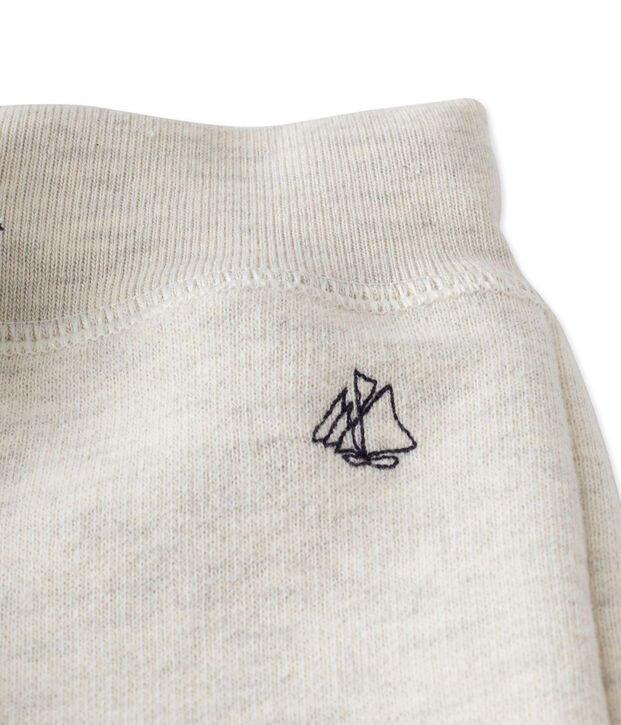 Pantal&oacute;n de jogging de beb&eacute; ni&ntilde;o en mulet&oacute;n beige