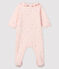 Pijama rosa con corazones de túbico para bebé niña rosa FLEUR/blanco MULTICO