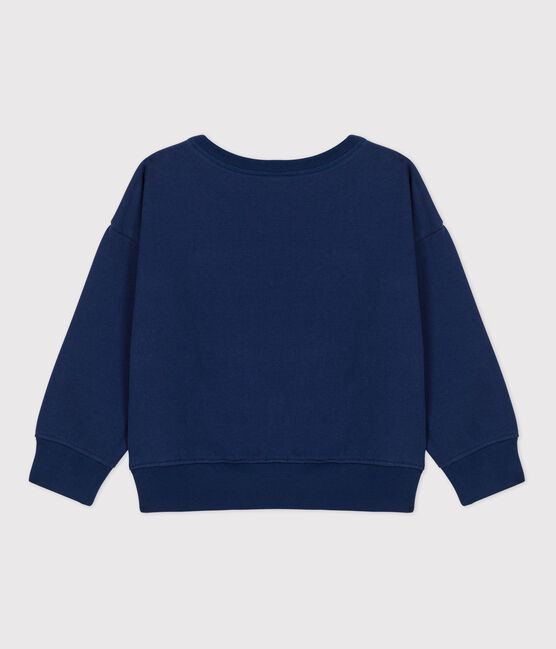 Sudadera de muletón infantil unisex azul MEDIEVAL