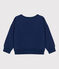 Sudadera de muletón infantil unisex azul MEDIEVAL