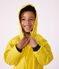Impermeable emblemático para niña/niño amarillo JAUNE
