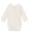 Body de nacimiento manga larga para bebé niña blanco MARSHMALLOW/blanco MULTICO