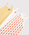 Juego de 3 camisetas de tirantes con estampado de flor gráfica de niña de algodón orgánico variante 1