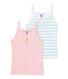 Lote de 2 camisetas de tirantes para niña