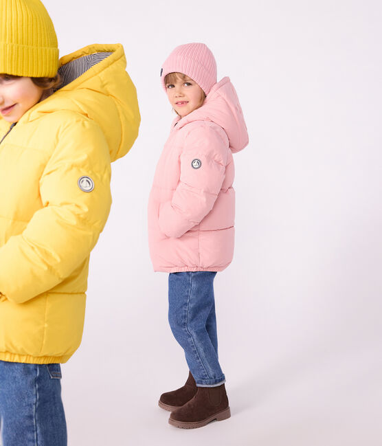 Plumífero infantil liso rosa CHARME