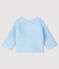 Cárdigan de punto de bebé de algodón orgánico azul TOUDOU