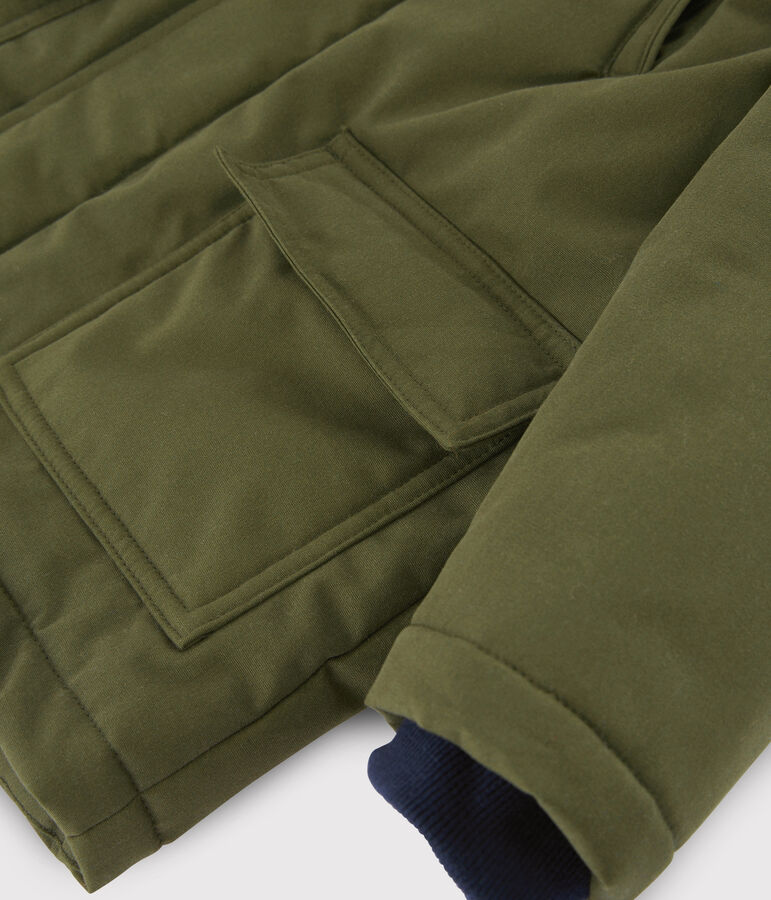 Parka para ni&ntilde;o verde MILITARY