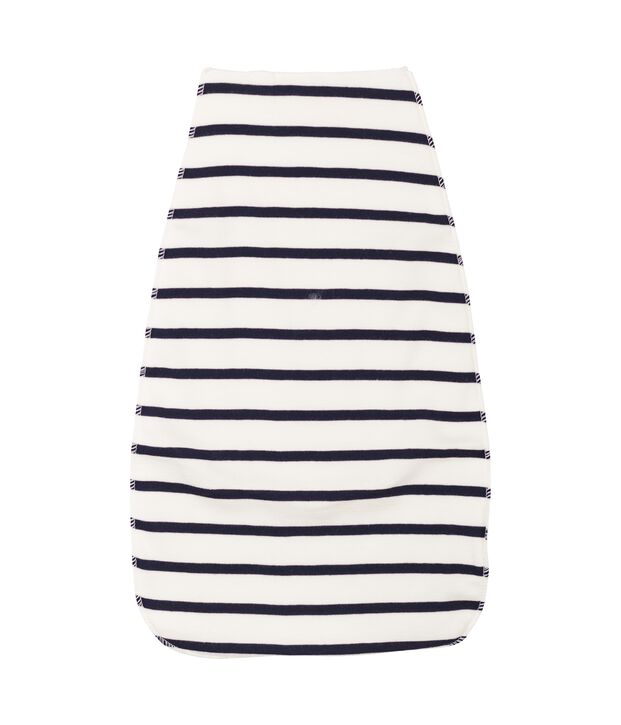 Mantita de beb&eacute; unisex blanco/azul