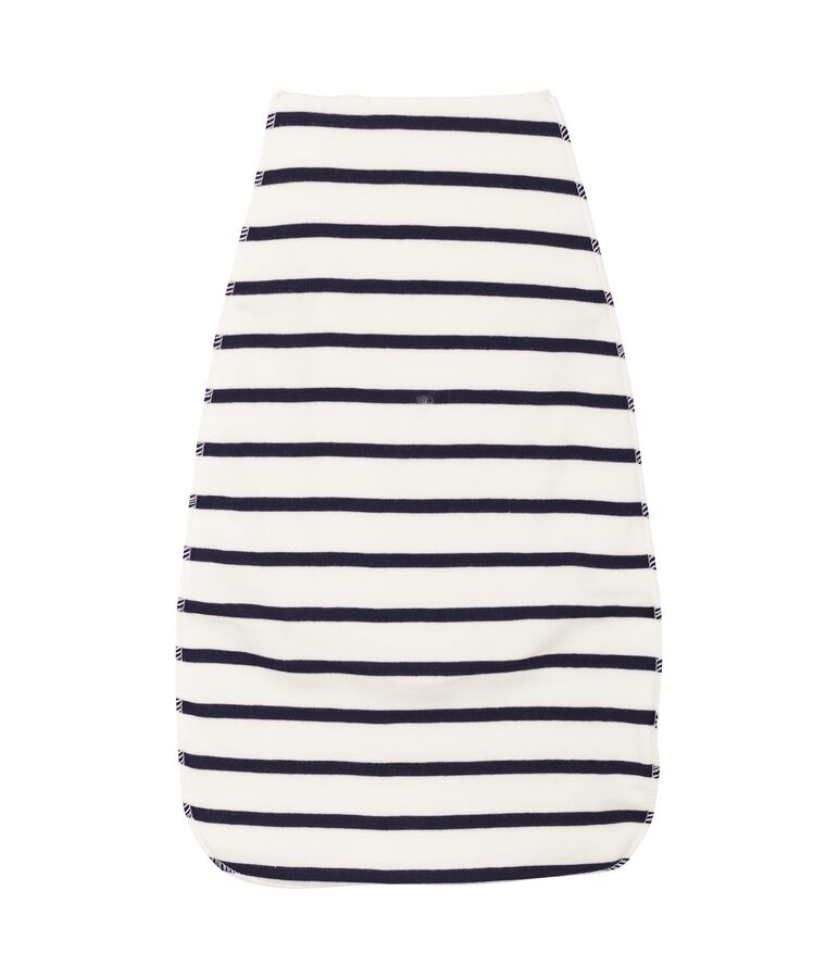 Mantita de beb&eacute; unisex blanco/azul