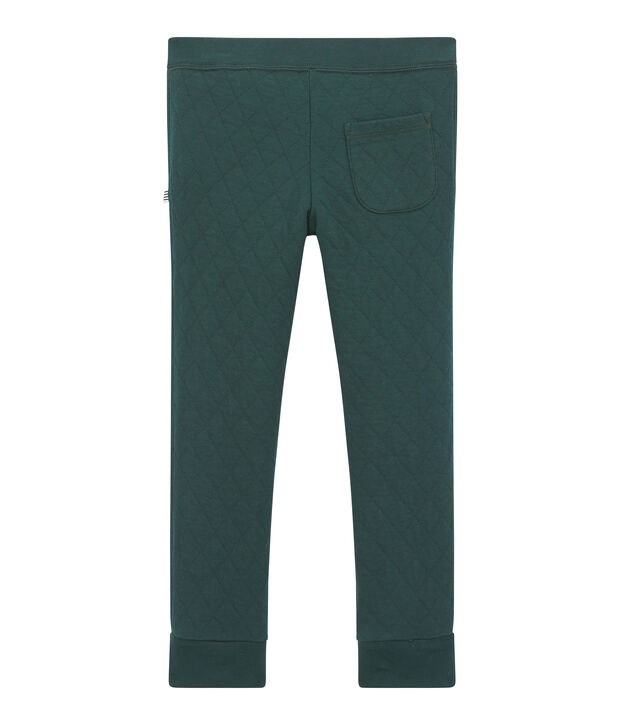 Pantal&oacute;n para ni&ntilde;o en t&uacute;bico acolchado verde