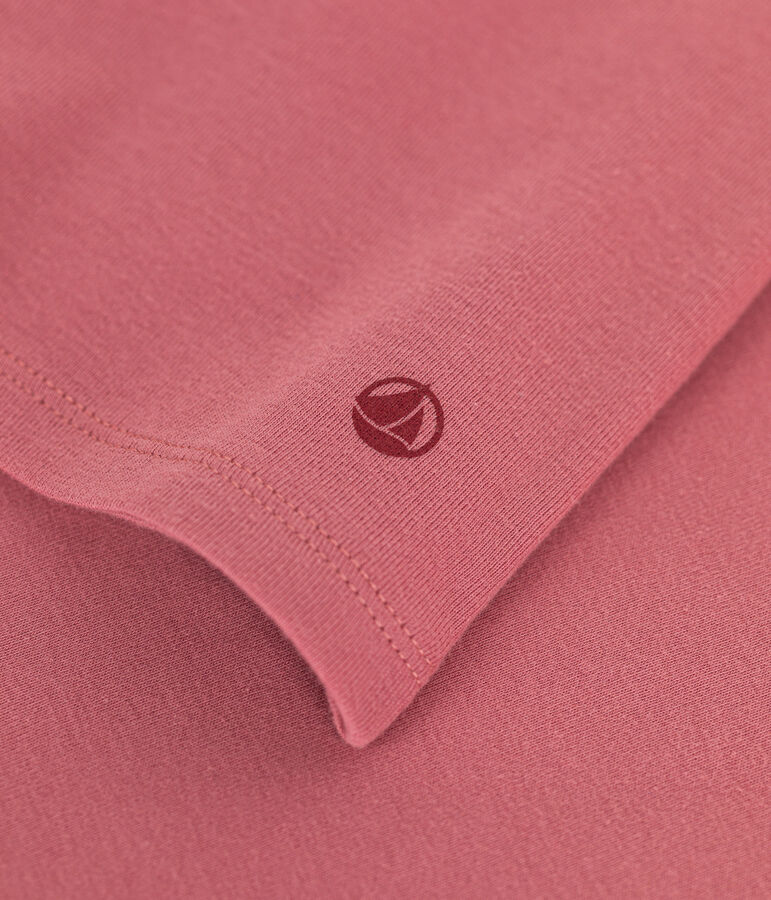 Camiseta L'ICONIQUE de algod&oacute;n con cuello redondo para mujer rosa