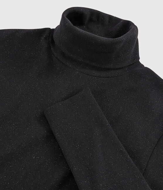 Cuello alto icónico para mujer negro NOIR/ ARGENT