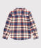 Camisa a cuadros de franela de niño blanco AVALANCHE/ MULTICO
