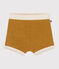 Pantalón corto de rizo de bebé amarillo ISTRE