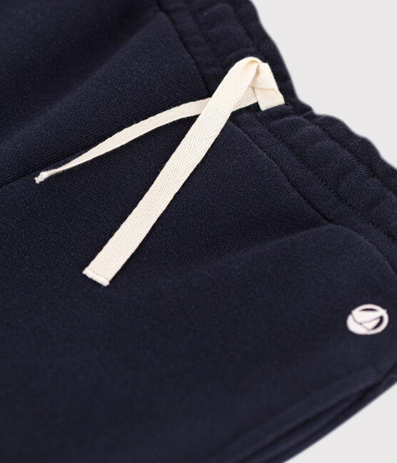 Pantalón de chándal de muletón para niña azul SMOKING