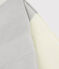 Leotardos de microfibra con purpurina de niña blanco MARSHMALLOW/gris ARGENT