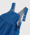Vestido de algodón de bebé. azul MAJOR