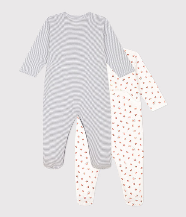 Juego de 2 pijamas para beb&eacute; multicolor