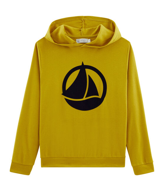 Sudadera mujer con capucha verde BAMBOO