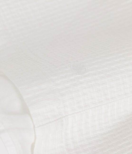 Vestido sin mangas de algodón moderno para niña blanco MARSHMALLOW