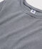 Camiseta icónica con cuello redondo para mujer azul SMOKING/blanco MARSHMALLOW