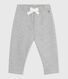 Pantalón liso de algodón para bebé