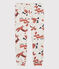 Pantalón de chándal de felpa para niña beige MONTELIMAR/blanco MULTICO