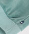 Sudadera lisa de rizo aterciopelado de niña verde BRUT