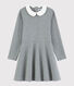 Vestido de manga larga infantil para niña