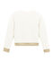 Sudadera para niña blanco MARSHMALLOW/amarillo DORE