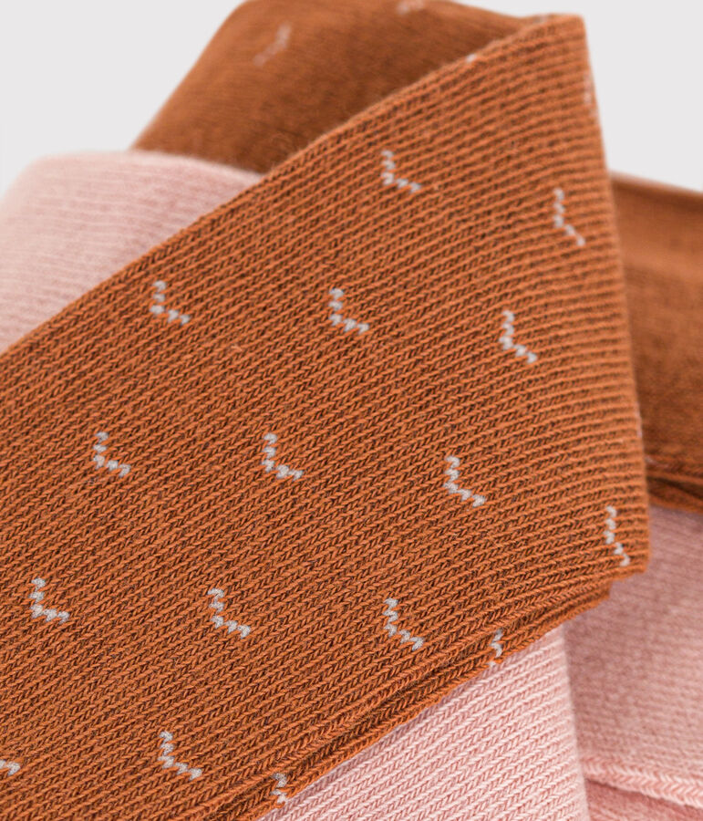 Juego de 2 pares de leotardos de beb&eacute; de algod&oacute;n multicolor