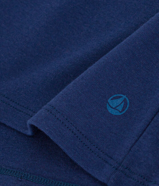 Camiseta L'ICONIQUE de algodón de punto «cocotte» para mujer azul MEDIEVAL