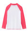 Camiseta anti-UV UPF 50+ para niño y niña blanco MARSHMALLOW/rosa CUPCAKE