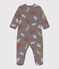 Pijama de felpa con animales para bebé BONGRIS/ MULTICO