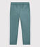 Pantalón de corte normal de sarga de algodón de niño verde BRUT