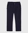 Pantalón infantil de felpa azul SMOKING