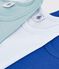 Juego de camisetas infantiles lisas de algod&oacute;n sin mangas multicolor