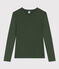 Camiseta L'ICONIQUE de algodón con cuello redondo para mujer verde AVORIAZ