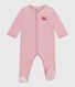 Pijama de terciopelo liso para bebé