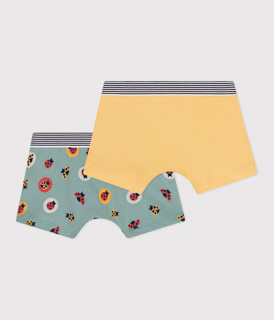 Juego de 2 bóxers infantiles de algodón estampado variante 6