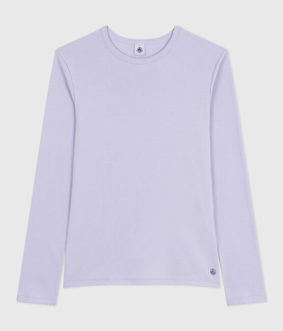 Camiseta Icónica «cocotte» de manga larga de algodón para mujer violeta PARME