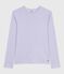 Camiseta Icónica «cocotte» de manga larga de algodón para mujer violeta PARME