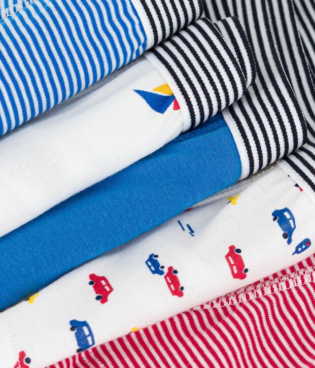 Juego de b&oacute;xeres infantiles de algod&oacute;n estampado multicolor