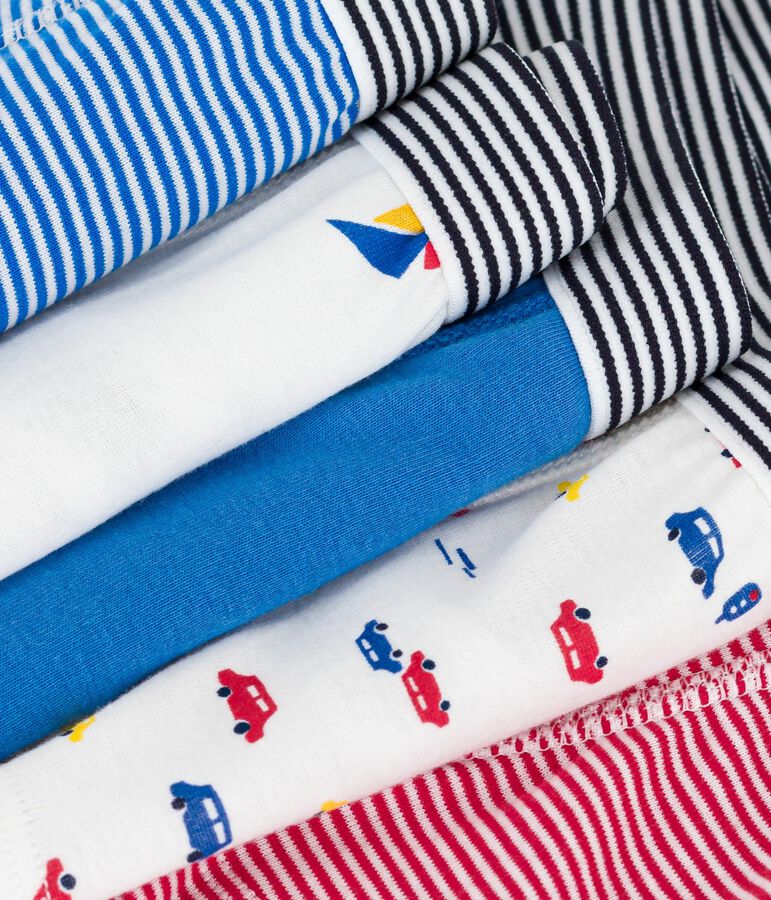 Juego de b&oacute;xeres infantiles de algod&oacute;n estampado multicolor