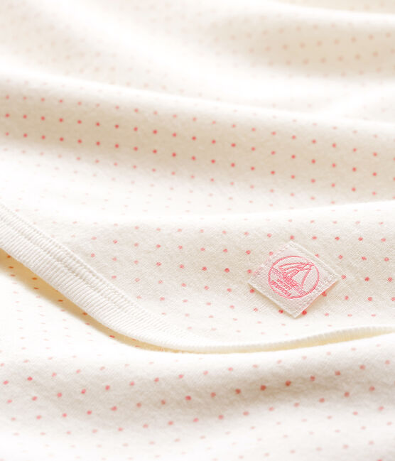 Trapo de maternidad para bebé de punto blanco MARSHMALLOW/rosa GRETEL/ MULTICO