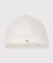 Gorro de rizo aterciopelado para recién nacido blanco MARSHMALLOW