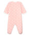 Sobrepijama de polar para bebé niña rosa MINOIS/blanco MARSHMALLOW